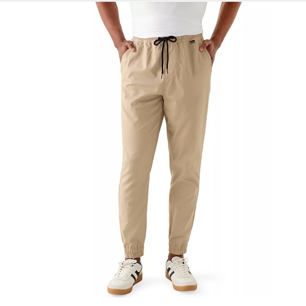 Hurley Men's Sz Large Icon Jogger Pants in Khaki New NWT